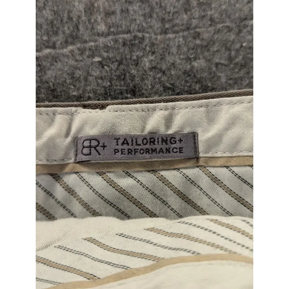 Banana Republic Pants Mens 35x32 Beige Chino Tapered Fit Cotton Business Casual
